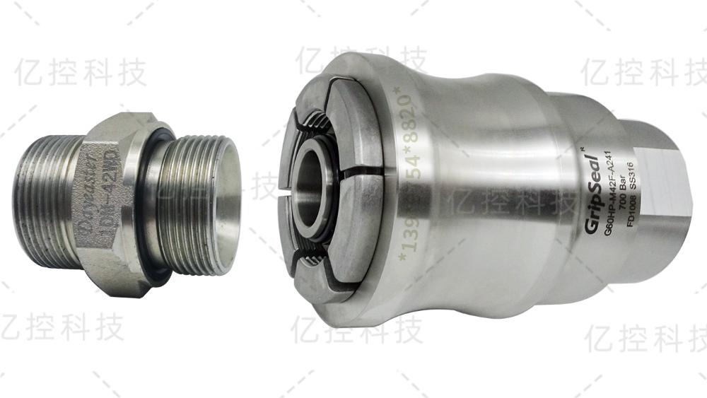 格雷希爾G60HP-M42F系列氣密測試快速密封連接器在大型液壓系統的應用分析