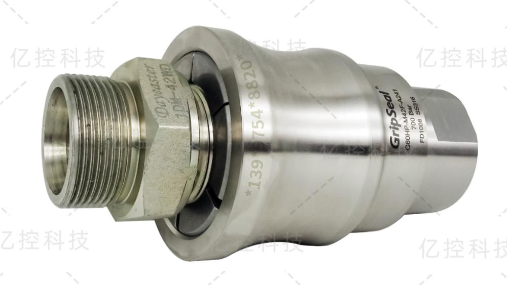 格雷希爾G60HP-M42F系列氣密測試快速密封連接器在大型液壓系統的應用分析