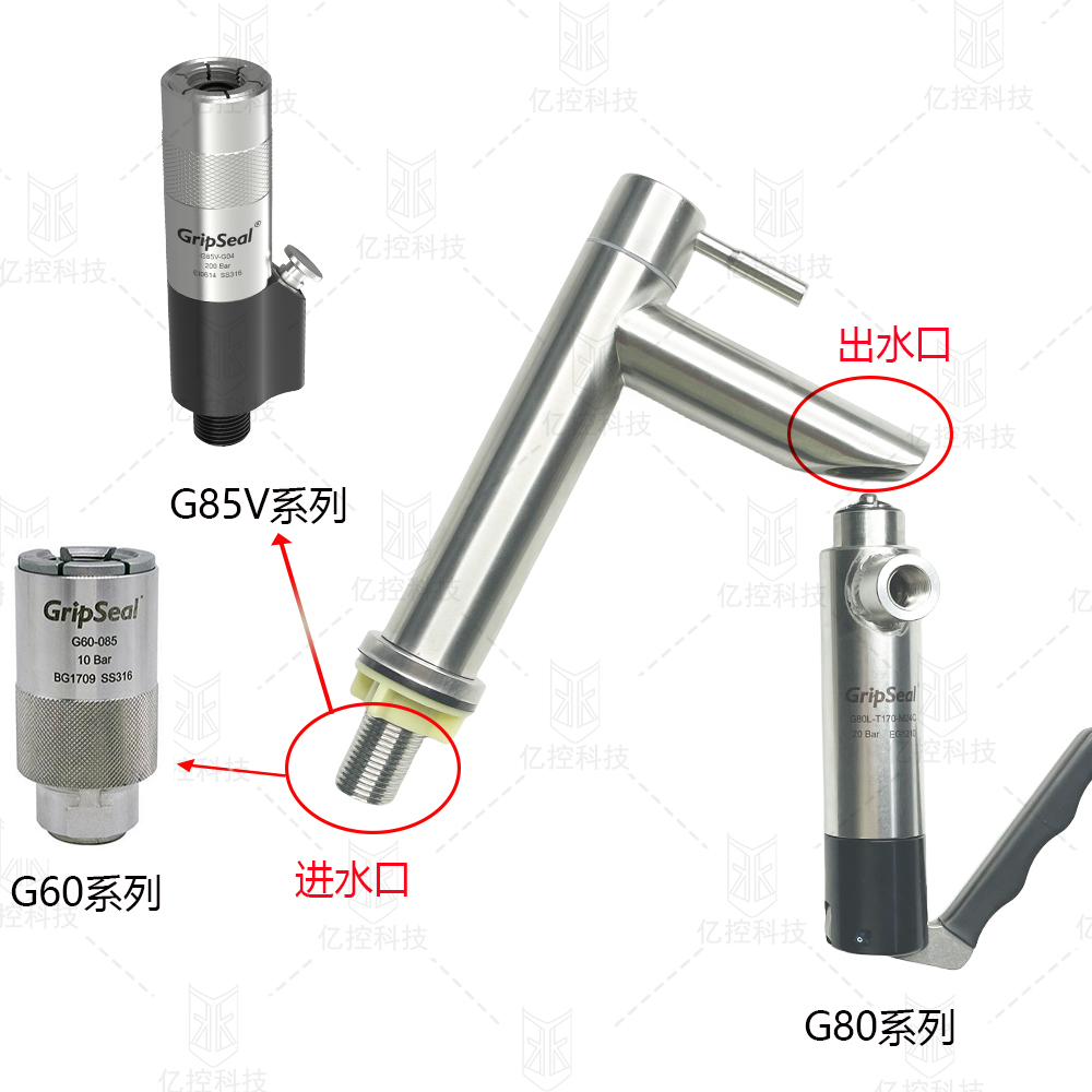 用于水龍頭行業功能測試的格雷希爾快速密封接頭