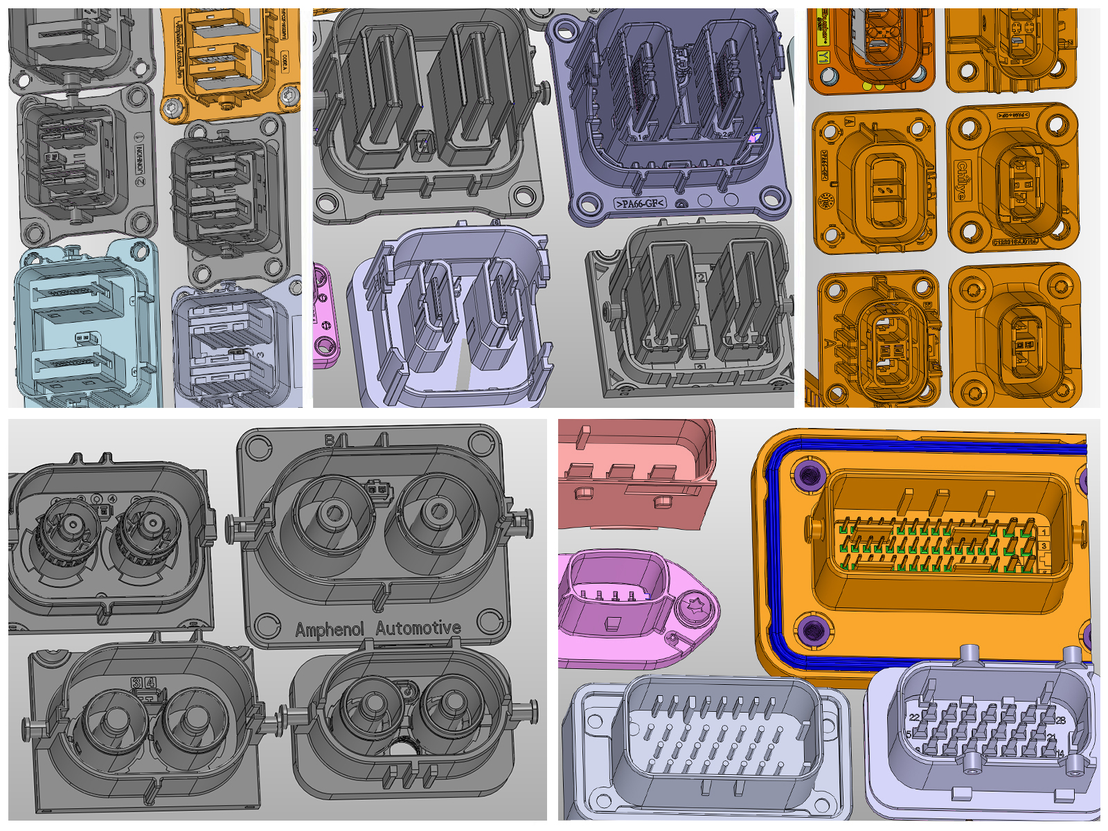 新能源汽車的部分電接口 新能源汽車的部分電接口