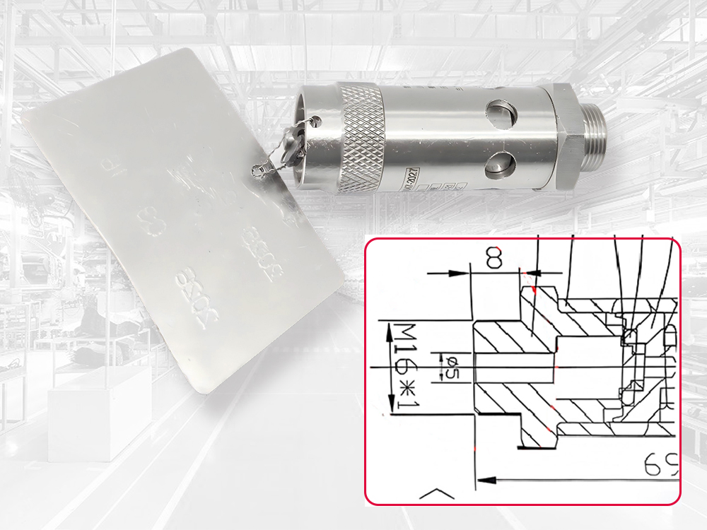 格雷希爾定制款G60C-M16C-A001-08密封測試接頭在空壓機(jī)安全閥的應(yīng)用